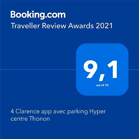 Ferienwohnung 4 Clarence App Avec Parking Hyper Centre Thonon Exterior foto